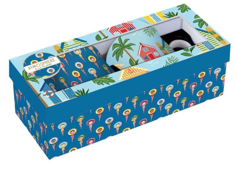 Easy Life Set 2 mugs 300ml - À La Plage (Multi) - Panache (Koksijde)