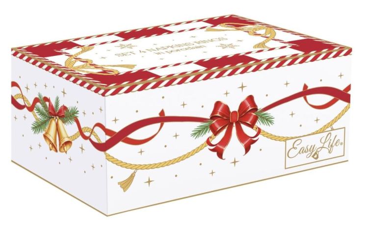 Easy Life Set 4 servetringen Kerst (Multi) - Panache (Koksijde)