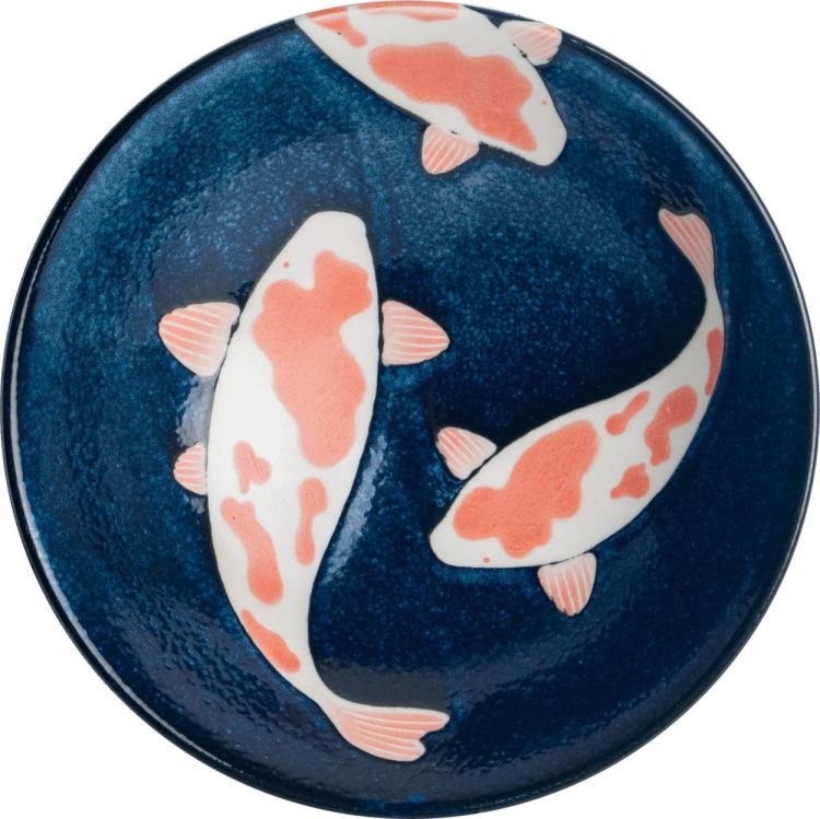 Edo Japan Koi Bowl Ø25cm (Blue) - Panache (Koksijde)