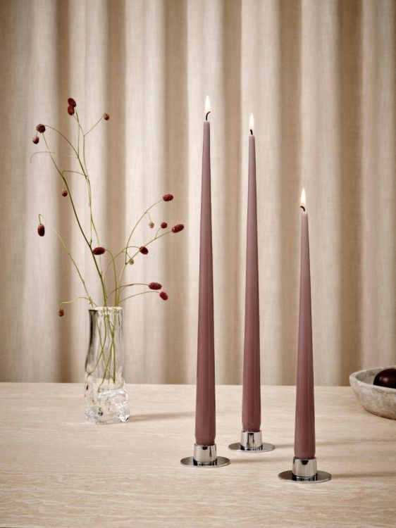 Ester & Erik Bougie Taper Candle 42cm 11u (Winter Rose) - Panache (Koksijde)