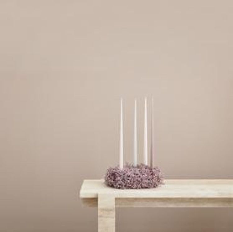 Ester & Erik Bougie Taper Candle 42cm 11u (Misty Rose) - Panache (Koksijde)