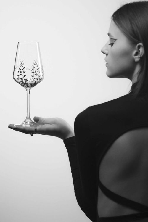 EVPAS glass Tender Rode wijnglazen 350ml (Zwart) - Panache (Koksijde)