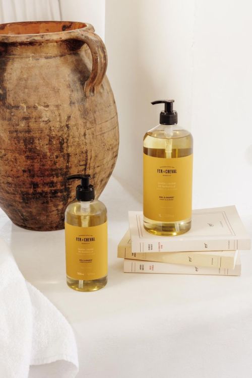 Fer à Cheval Savon Liquide de Marseille 500ml - Miel & Amande () - Panache (Koksijde)