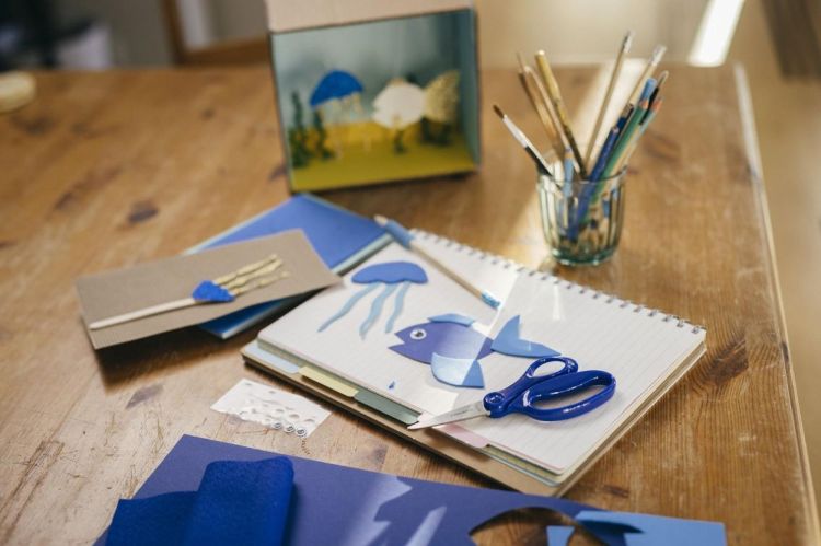 Fiskars Ciseaux pour enfants 15cm (Blauw) - Panache (Koksijde)