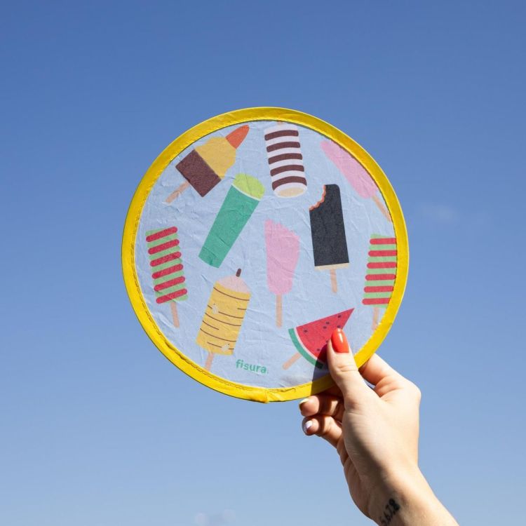 Fisura Frisbee handfan Ice Cream (Multi) - Panache (Koksijde)