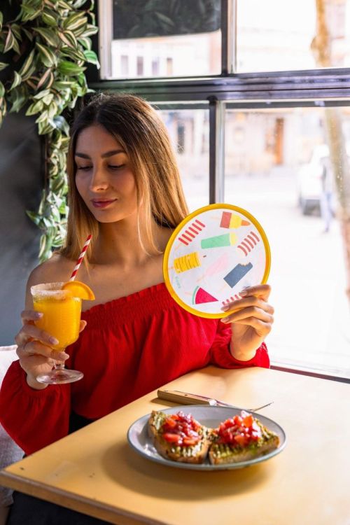 Fisura Frisbee handfan Ice Cream (Multi) - Panache (Koksijde)