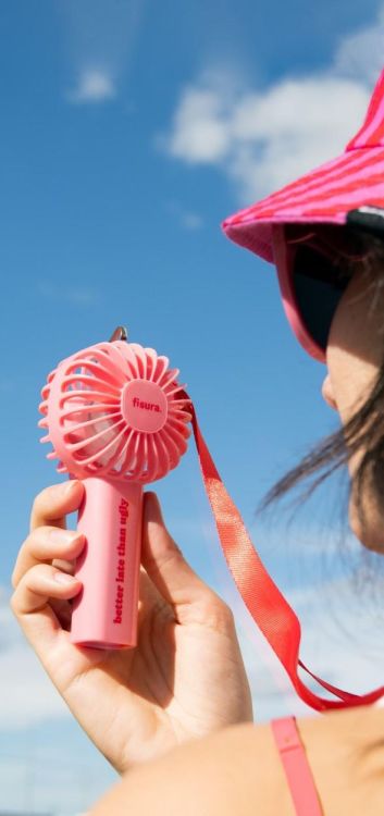 Fisura Ventilateur portable Better Late Than Ugly (Pink) - Panache (Koksijde)