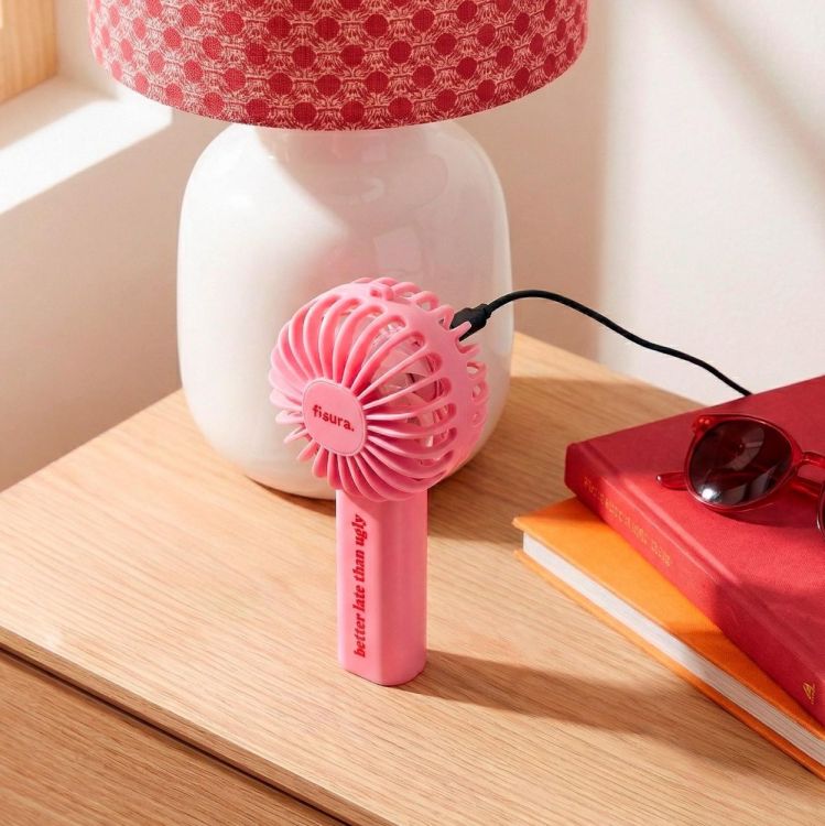 Fisura Ventilateur portable Better Late Than Ugly (Pink) - Panache (Koksijde)