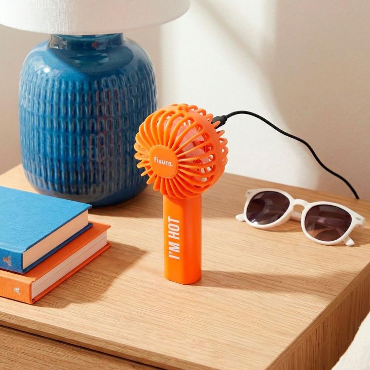 Fisura Ventilateur portable I'm Hot (Orange) - Panache (Koksijde)