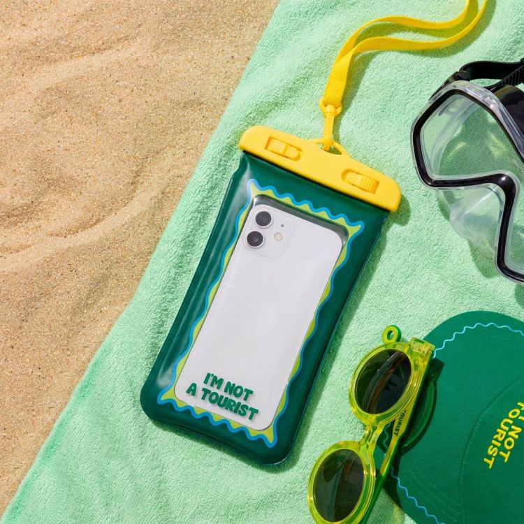 Fisura Waterdichte smartphone hoes I'm Not A Tourist (Multi) - Panache (Koksijde)