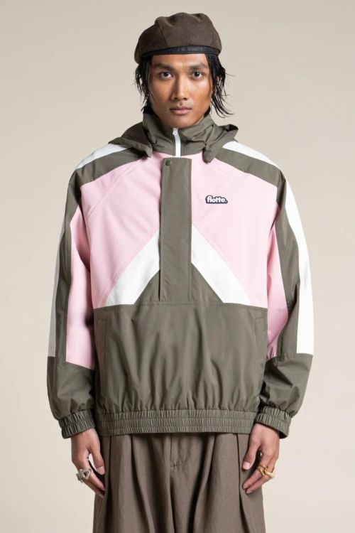 Flotte Abbesses Veste Imperméable L Retro (Kaki) - Panache (Koksijde)