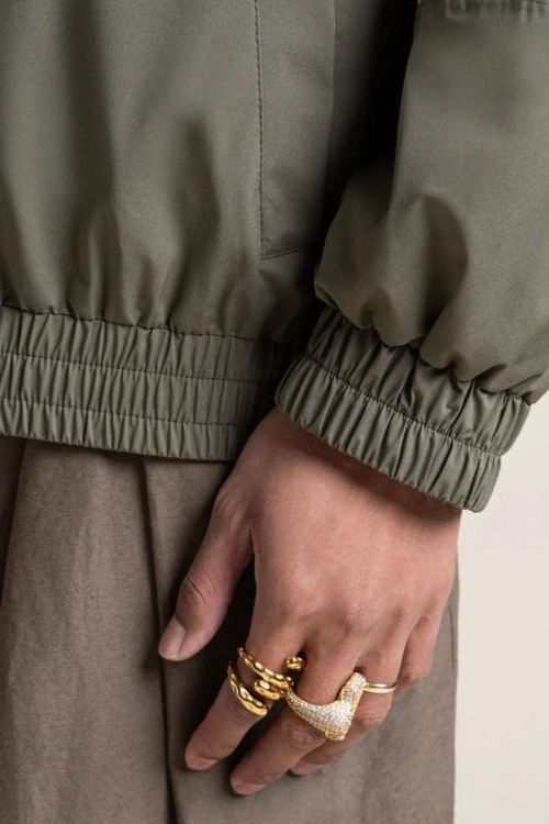 Flotte Abbesses Veste Imperméable L Retro (Kaki) - Panache (Koksijde)