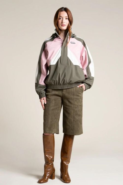 Flotte Abbesses Veste Imperméable L Retro (Kaki) - Panache (Koksijde)