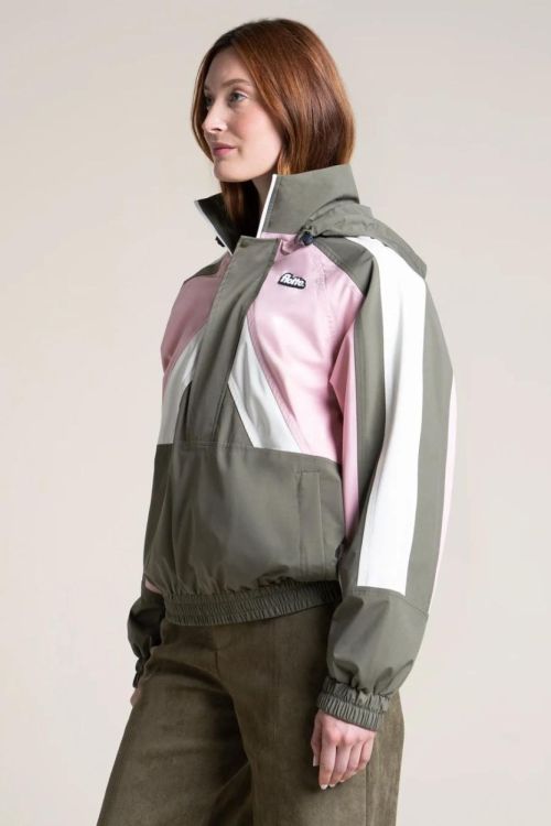 Flotte Abbesses Veste Imperméable L Retro (Kaki) - Panache (Koksijde)