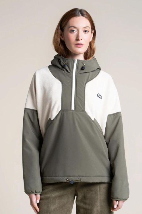 Flotte Bel-Air Fleecesweater S - ultrawarm (Kaki) - Panache (Koksijde)