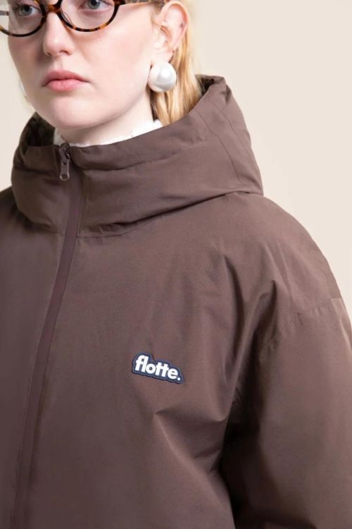 Flotte Varenne Donsjas omkeerbaar XL - lang (Chocolat) - Panache (Koksijde)