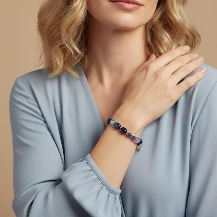 Flow Jewels Parel armband (Blauw) - Panache (Koksijde)