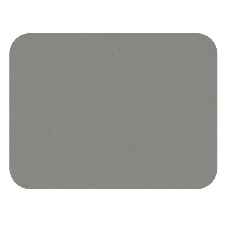 Freeform Set 2 vegan leren placemats 46x33cm - omkeerbaar (Gris) - Panache (Koksijde)