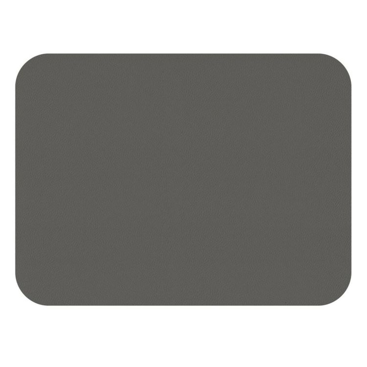 Freeform Set 2 vegan leren placemats 46x33cm - omkeerbaar (Gris) - Panache (Koksijde)