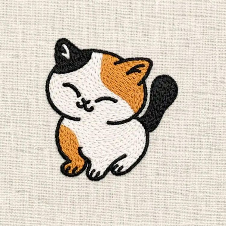 Fukuri Borduurset kat (Multi) - Panache (Koksijde)