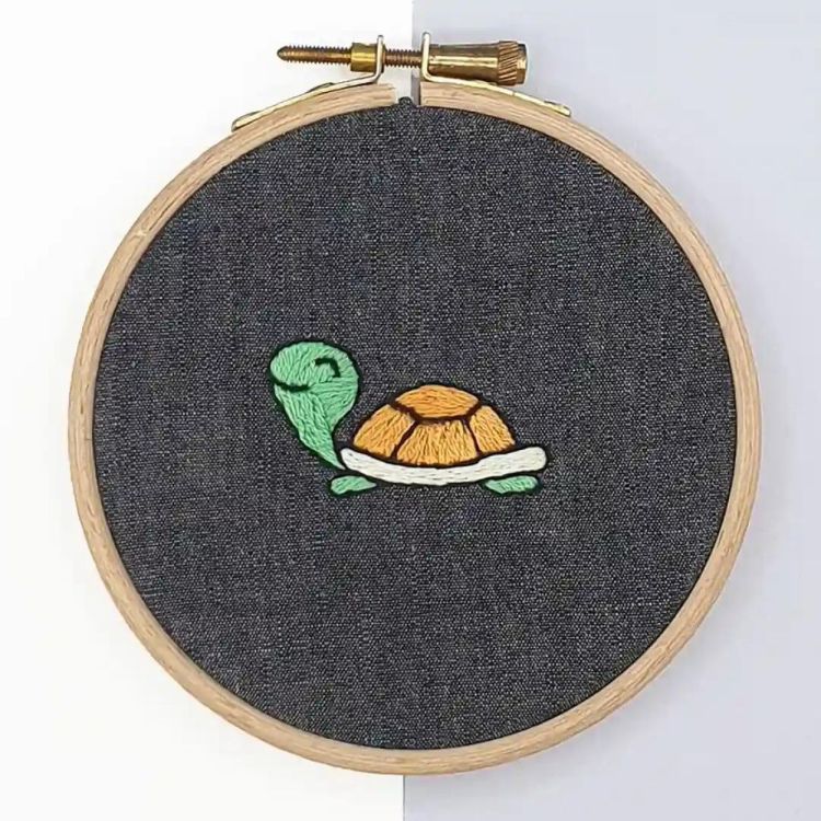 Fukuri Borduurset schildpad (Multi) - Panache (Koksijde)