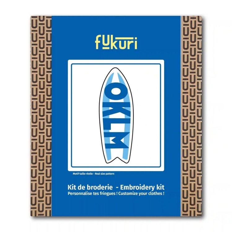 Fukuri Borduurset surfplank (Multi) - Panache (Koksijde)
