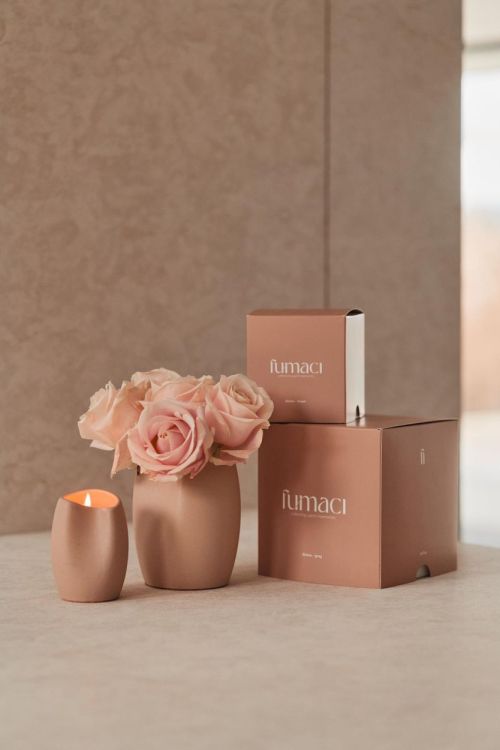 Fumaci Arco M bougie parfumée (Beige) - Panache (Koksijde)