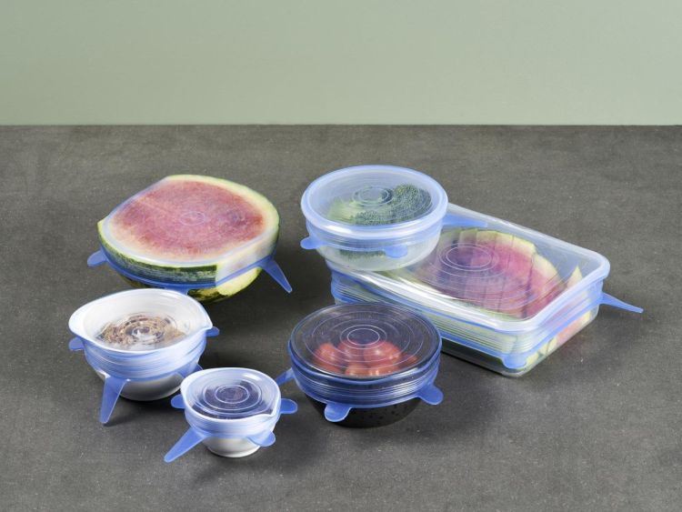 Funktion Stretch deksels silicone 6-delig (Blue) - Panache (Koksijde)