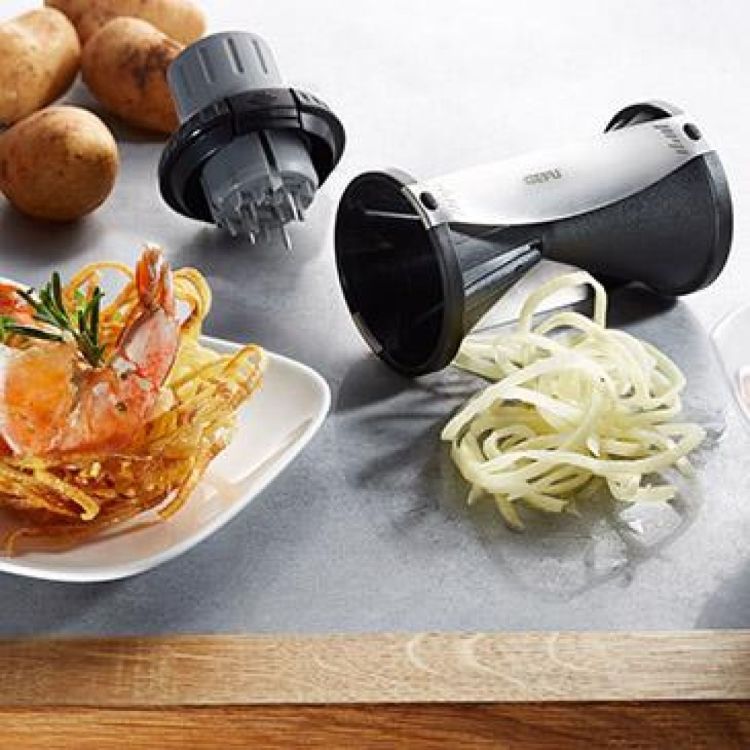 Gefu Spirelli 2.0 avec protection doigt (Zwart) - Panache (Koksijde)