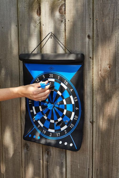 Gentlemen's Hardware Dartboard Roll - magnetisch & omkeerbaar (Blue) - Panache (Koksijde)
