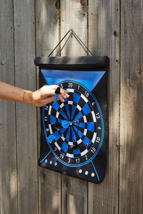 Gentlemen's Hardware Dartboard Roll - magnetisch & omkeerbaar (Blue) - Panache (Koksijde)