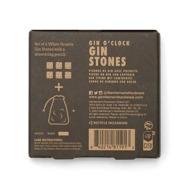 Gentlemen's Hardware Gin Stones (White) - Panache (Koksijde)