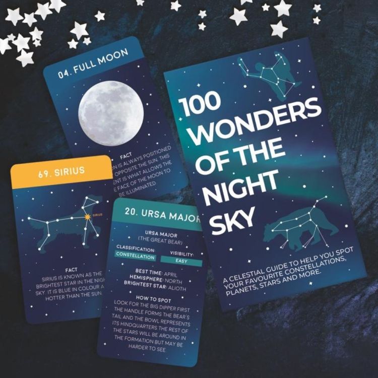 Gift Republic 100 Wonders of the Night Sky Cards (ENG) () - Panache (Koksijde)