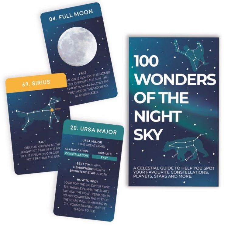 Gift Republic 100 Wonders of the Night Sky Cards (ENG) () - Panache (Koksijde)