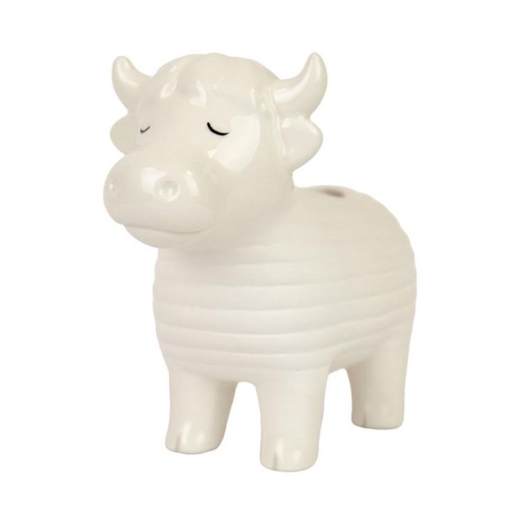 Gift Republic Chia Planter - Highland Cow (Wit) - Panache (Koksijde)