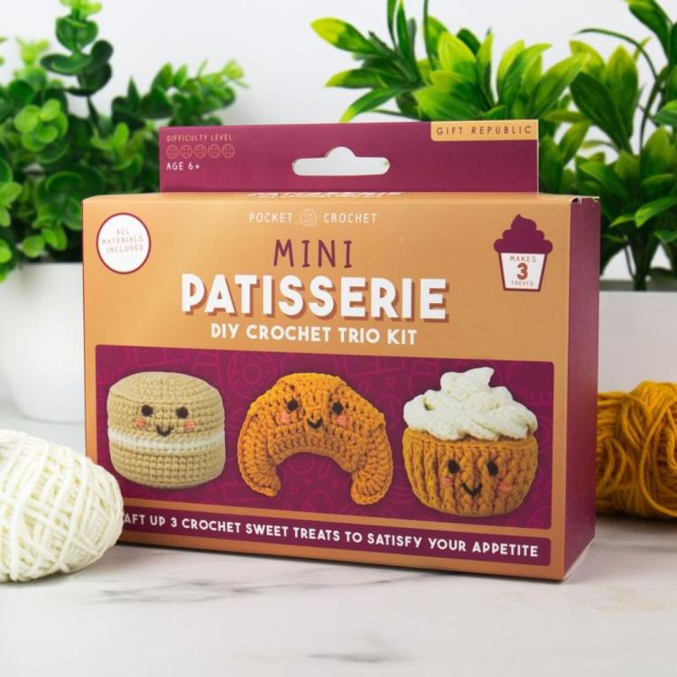 Gift Republic Pocket Crochet - Mini Patisserie (Bruin) - Panache (Koksijde)