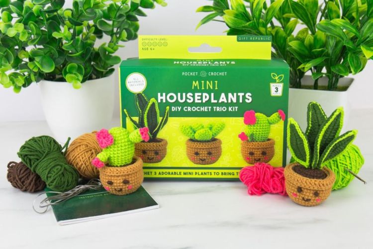 Gift Republic Pocket Crochet - Plants (Groen) - Panache (Koksijde)