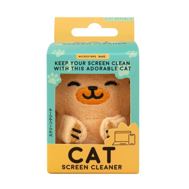 Gift Republic Screen Cleaner Buddy - Cat (Bruin) - Panache (Koksijde)