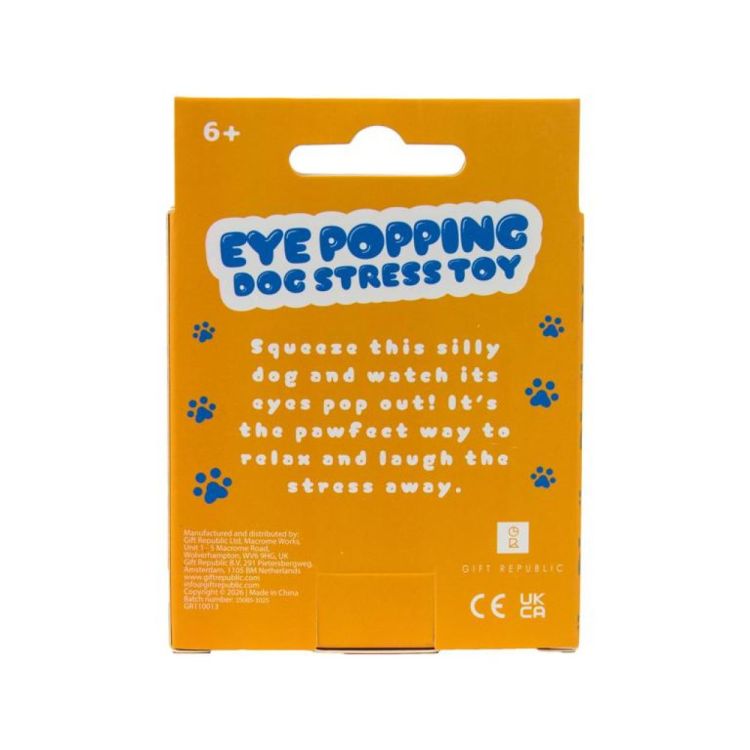 Gift Republic Stressball - Gog Eye Pop (Bruin) - Panache (Koksijde)