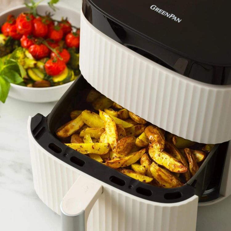 GreenPan Bistro Silhouette XL Airfryer 5L Cream (Cream) - Panache (Koksijde)