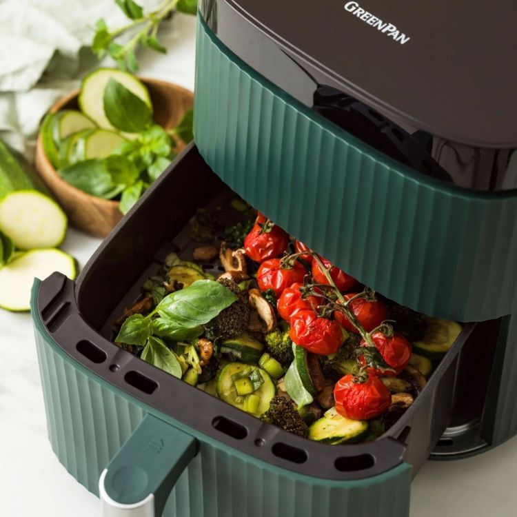 GreenPan Bistro Silhouette XL Airfryer 5L Pine Green (Pine Green) - Panache (Koksijde)