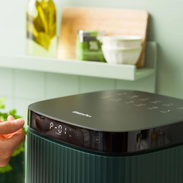 GreenPan Bistro Silhouette XL Airfryer 5L Pine Green (Pine Green) - Panache (Koksijde)