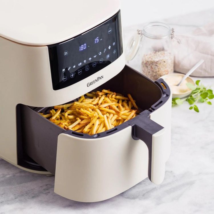 GreenPan Bistro XXL Airfryer 7,2L Crème (Creme) - Panache (Koksijde)