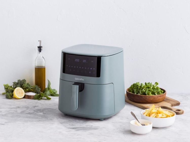 GreenPan Bistro XXL Airfryer 7,2L Smokey Blue (Smokey Blue) - Panache (Koksijde)