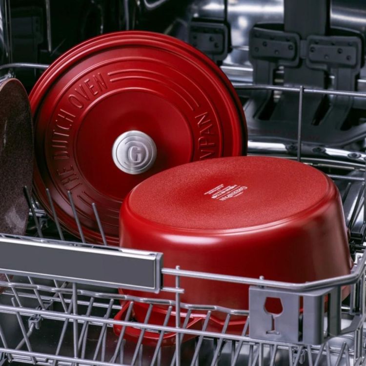 GreenPan Featherweights Stoofpot 22cm (Red) - Panache (Koksijde)