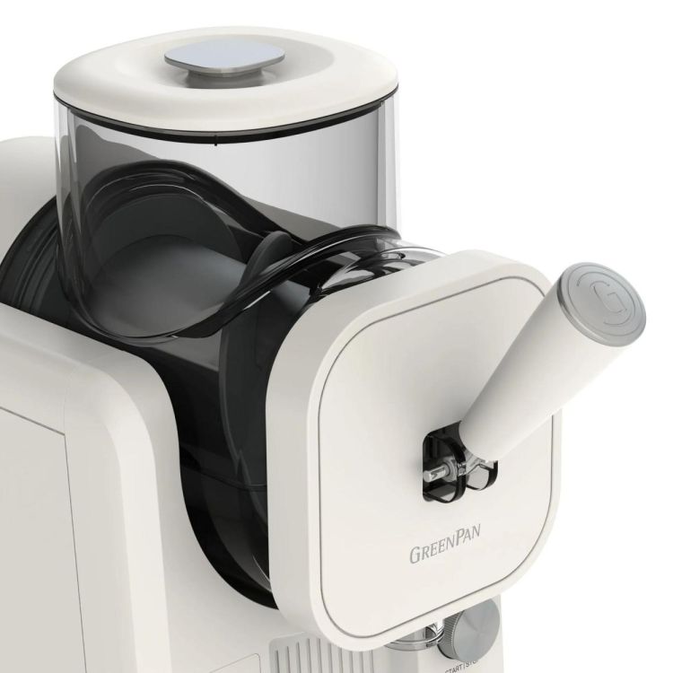 GreenPan Machine à Glace Italienne & Slush Frost 1,87L + Livre de Recettes + 4 Verres (Cream) - Panache (Koksijde)