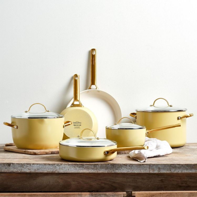 GreenPan Padova 10-delige set Sunshine Yellow (Sunshine Yellow) - Panache (Koksijde)