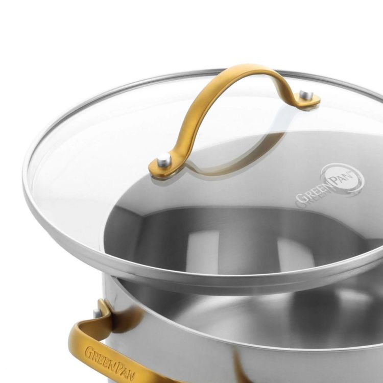 GreenPan Padova 6-delige pannenset roestvrij staal (Inox) - Panache (Koksijde)