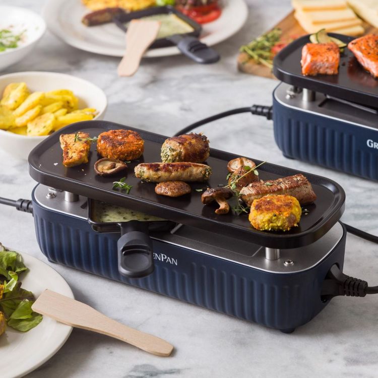 GreenPan Silhouette Connectable Gourmet - koppelbaar (Oxford Blue) - Panache (Koksijde)