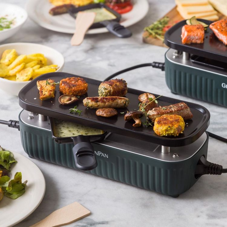 GreenPan Silhouette Connectable Gourmet - koppelbaar (Pine Green) - Panache (Koksijde)